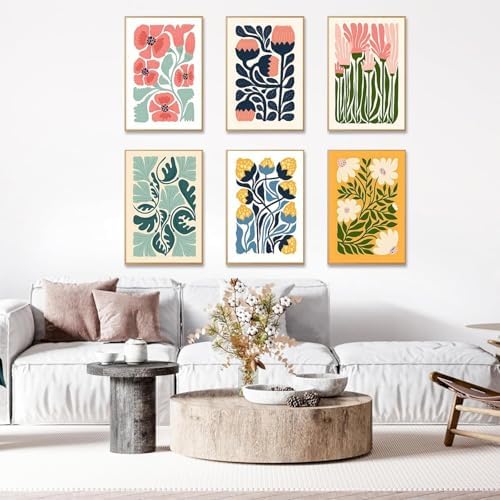 6pack Flowers Diamond Art Kits for Adult Diamond Painting Kit for Beginner