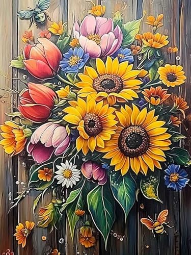 mrpwnle Diamond Art Kits for Adults Sunflower Diamond Painting Kits