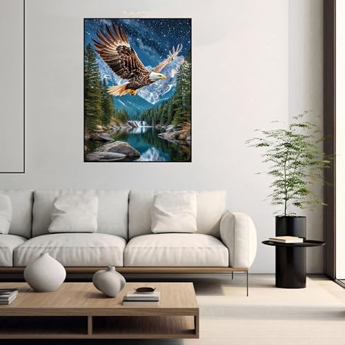 Diamond Art Kits for Adults,Eagle Diamond Painting Kits for Beginner