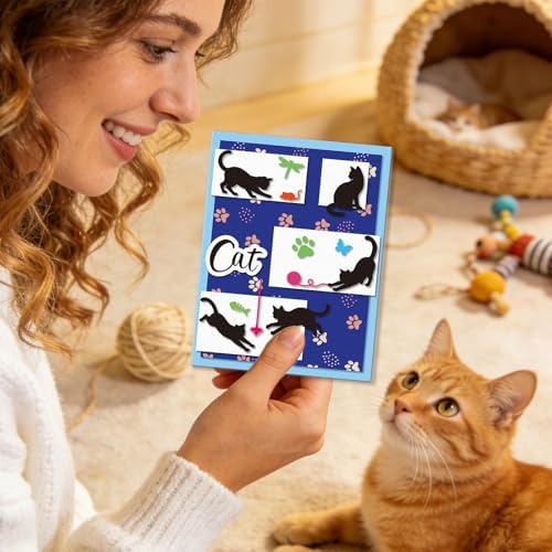 EVERJOYCRAFT 4 Pack 35 Styles Cute Cat Metal Cutting Dies Cuts for Card Making Kitten Carbon Steel Die Cuts Stencils for DIY Scrapbooking Photo Album Decoration Embossing Paper Cards Crafting Supplies