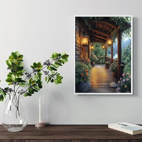 Garden Diamond Art Kits for Adults Diamond Painting Kits 12X16 inch