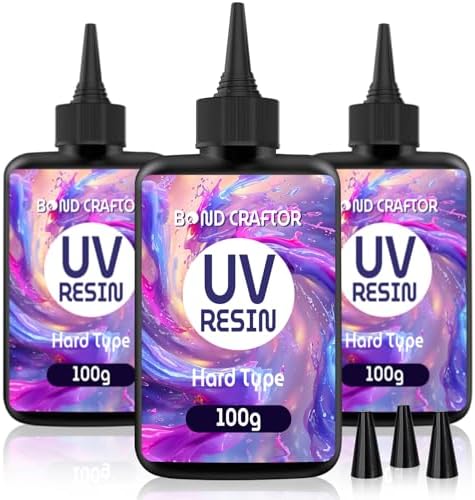 Bond Craftor UV Resin 300g, Hard Type for Jewelry Making