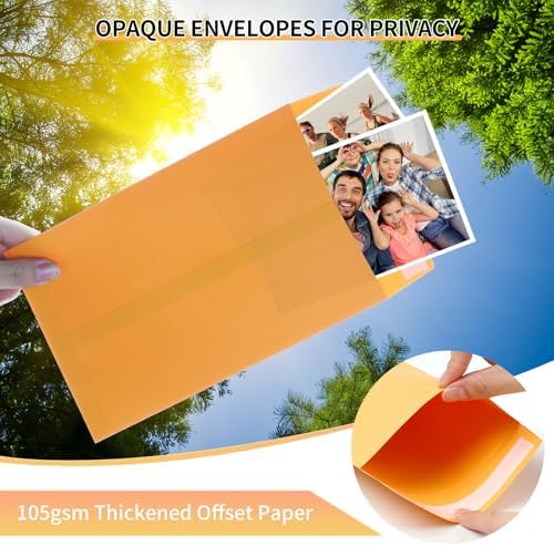 Joyberg 6x9 Envelopes Self Seal, Yellow Envelopes 6x9 Printable, Catalog Mailing Envelopes 6 x 9 Tear Resistant, Kraft Envelope for Mailing Letters, Documents, Photos, Invitation Cards (Pack of 3)