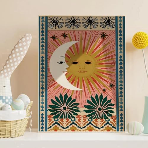 Sun and Moon Diamond Art Kits for Adults, Diamond Painting Kits for Adults