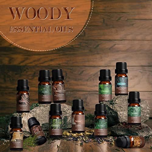 SALKING Woodsy Essential Oils Set for Men, Masculine Essential Oils Set