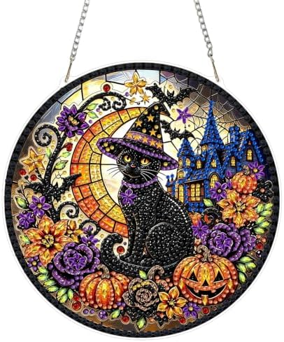 Halloween Hanging Diamond Art Kits for Adult Diamond Painting Kit Pendant