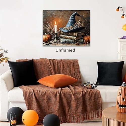 AIBOERL Paint by Numbers Kit for Adults Beginner,Halloween 12X16In