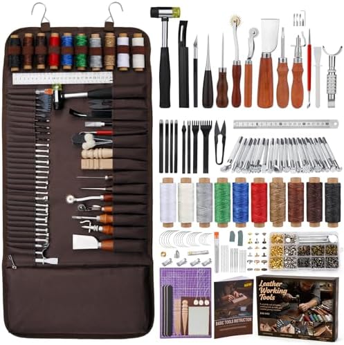 SHWAKK Leather Working Tools, All in One Leather Tooling Kit