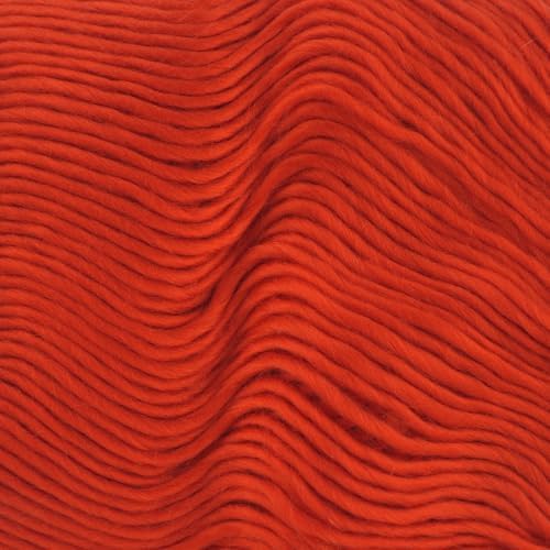 Loops & Threads Facets Yarn - Yarn for Knitting, Crochet, Weaving, and Arts & Crafts - Orange, Acrylic, 3.5 oz