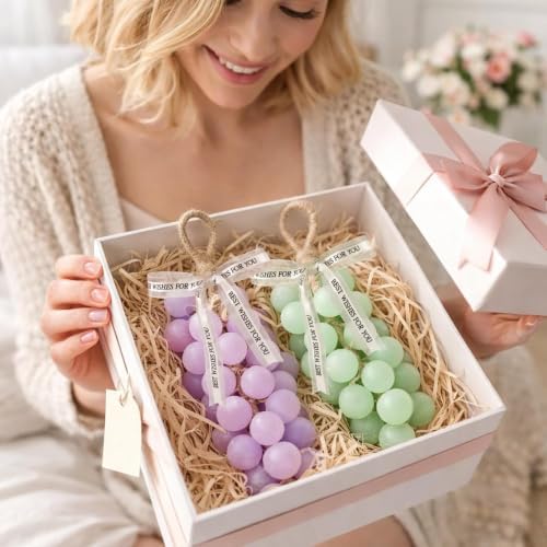 ATROPOS 2 Pack Grape Silicone Soap Molds, DIY Handmade Soap Making Molds