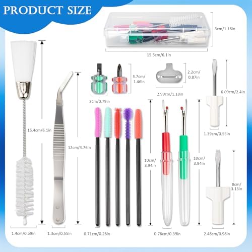 15PCS Sewing Machine Cleaning Kit & Repairing Tools