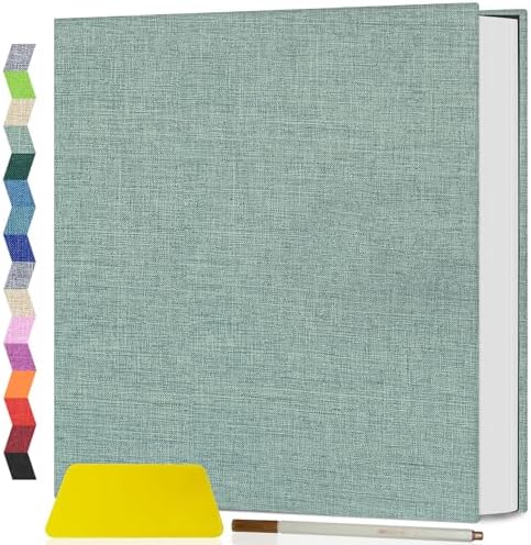 Popotop Photo Album Self Adhesive Scrapbook Album for 4x6 5x7 8x10 Pictures DIY Photo Book as Scrapbooking Supplies Kits, Birthday Gifts for Women Mom Wedding Baby Family Travel