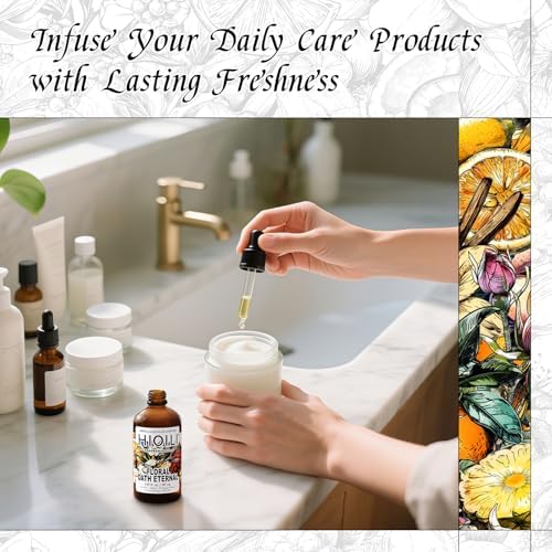 HIQILI Floral Oath Eternal Fragrance Oil for Diffuser, Candle & Soap Making
