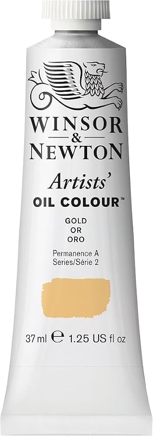 Winsor & Newton Artists' Oil Paint, 37ml Tube, Gold