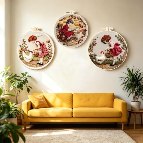 Embroidery Kit for Adult Craft Lovers, Embroidery DIY Starter Kit