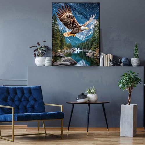 Diamond Art Kits for Adults,Eagle Diamond Painting Kits for Beginner