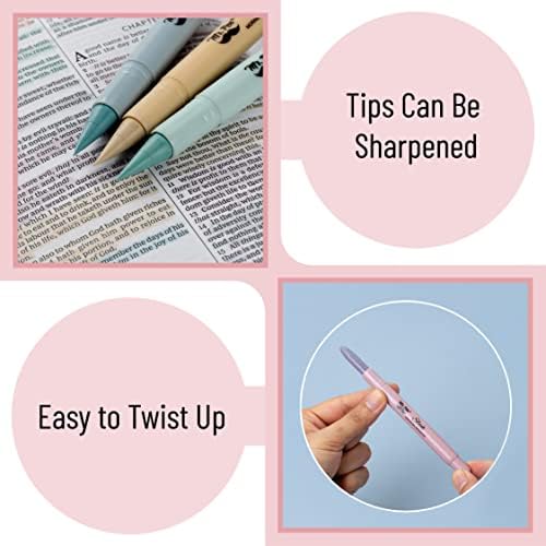 Mr. Pen- No Bleed Gel Highlighters, Morandi Colors, 8 Pack