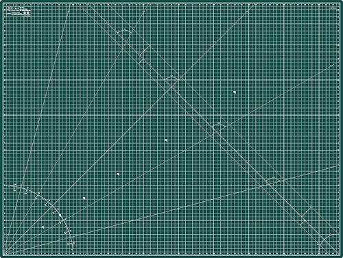 Elan Cutting Mat A0 Green, Extra Large Self Healing Cutting Mat 36 x 48 Inch, 5-Ply Craft Board Green, Hobby Board for Crafts 36x48 Inch