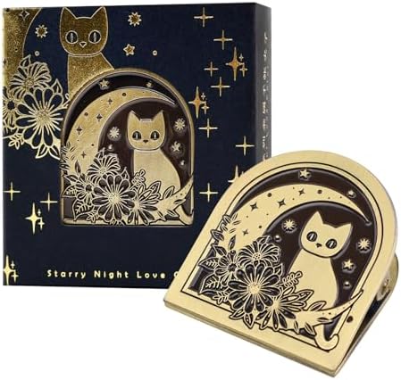 Dizdkizd Cute Metal Binder Clips, Journal & Planner Page Clamps