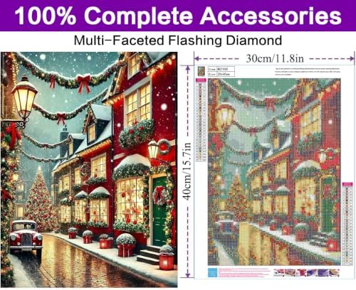Christmas Diamond Art Kits for Adults, Diamond Art Painting Kits for Adults