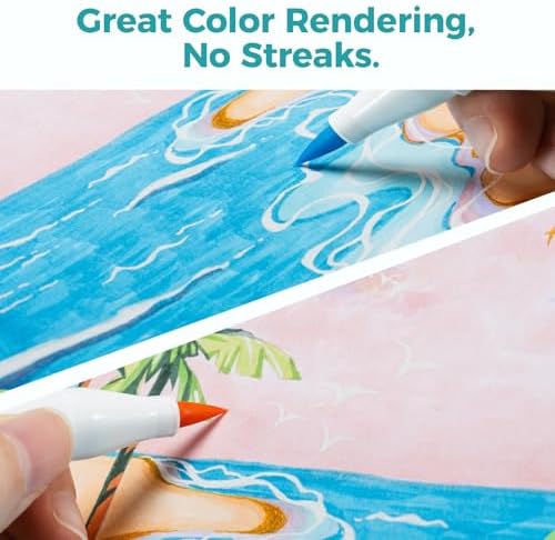 Ohuhu 9"x12" Double-Sided Bleedproof Marker Pad Art Sketchbook 50 Sheets