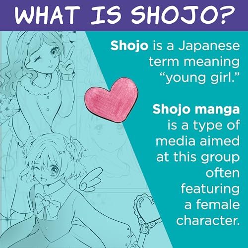 Faber-Castell Anime Drawing Kit, Shojo Edition with Step-by-Step Book