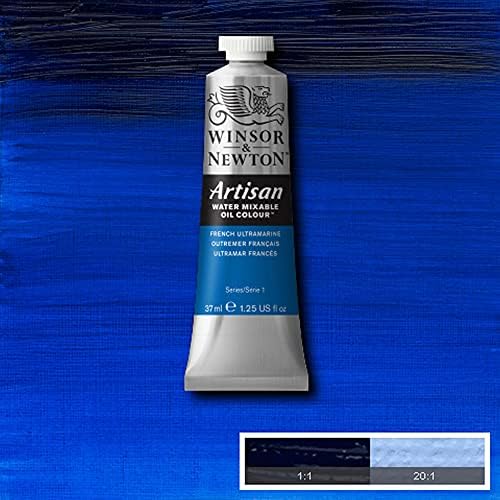 Winsor & Newton Artisan Water Mixable Oil Paint, 37ml, French Ultramarine