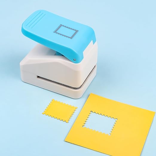 0.9x1.1inch Postage Stamp Embossing Punch; Punches Score Tools for Scrapbooking Journaling Paper Craft DIY Card Making Paper Crafting Scrapbooking DIY Card Making Arts Crafts Supplies