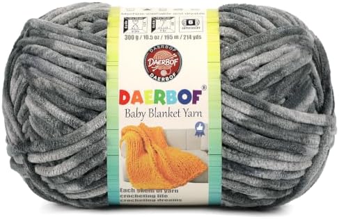 6 Super Bulky Blanket Yarn for Crocheting - Chunky Chenille Variegated Yarn