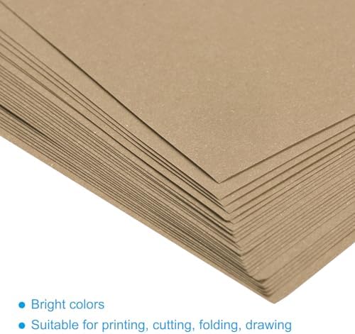 MECCANIXITY 50 Sheets Origami Paper Double Sided Dark Khaki 6x6 Inch Square Sheet for Art Craft Project, Beginners, Gifts Decor