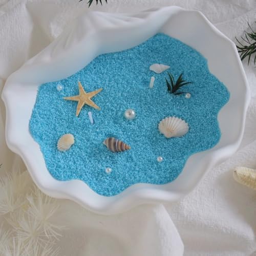 CoolCrafts Sand Wax Candle with Wicks 6 Colors Pearled Sand Wax Kit for Candle Making, Wedding Decor, Crafts - 900g
