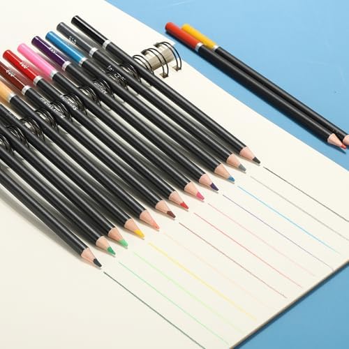PATIKIL Colored Pencils, Beige Color Drawing Pencils with Oil-Based Cores Art Scrapbook Supplies for Adult Coloring Books Artists Beginners Drawing Sketching, 12 Pcs
