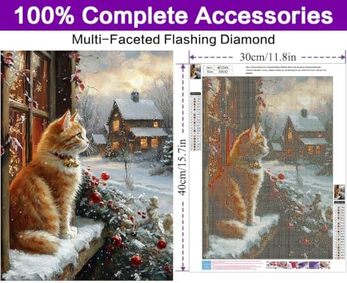 Christmas Diamond Art Kits for Adults, Diamond Art Painting Kits for Adults