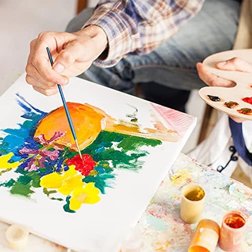 Mr. Pen- Canvas Panels, 5 Pack, 4x4, 5x7, 8x10, 9x12, 11x14 Inches | Triple Primed for Oil & Acrylic Paints, Canvas Boards for Painting, Painting, Blank Canvas for Painting, 3mm Thickness