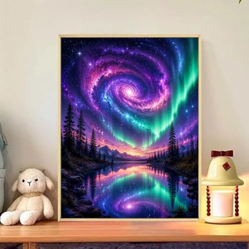 CRZMODE Aurora Paint by Numbers Kit for Adults, Aurora,16x20 inch