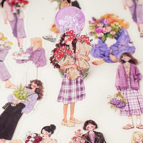 Natural Flower Stickers for Scrapbooking (61)