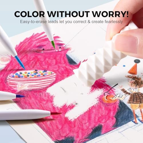Jar Melo 36 Colors Mechanical Colored Pencils for Kids