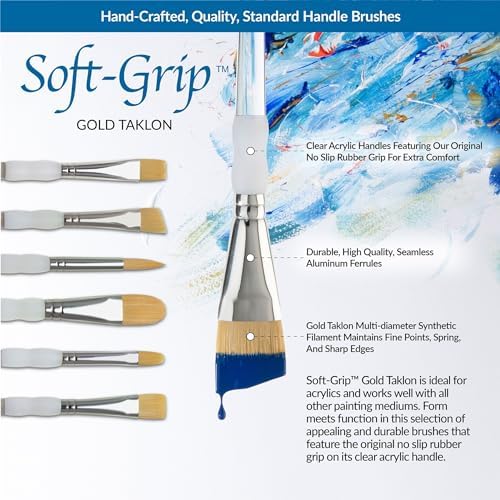 Royal & Langnickel SG-304 5 Piece Flat Brush Set