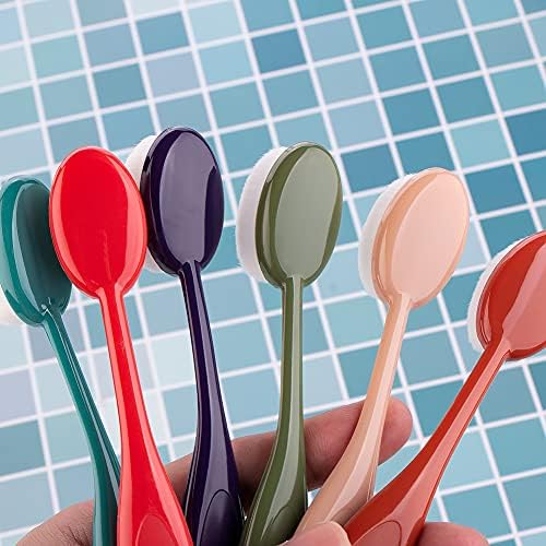Yoseng 6 Pcs Craft Ink Blending Brushes,Color Coded Handles