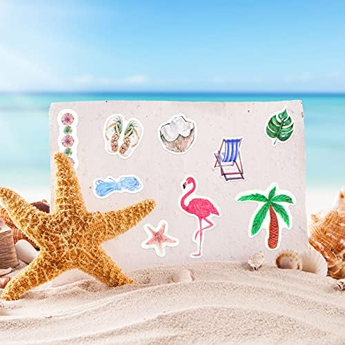 640 Pcs Watercolor Various Theme Stickers for Scrapbook, Warm Style