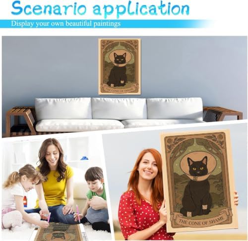 Diamond Art Kits for Adults,Cat Diamond Painting for Beginners,12 x 16 Inch