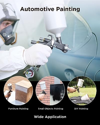 InoKraft D1 LVLP Air Spray Gun Basic Kit