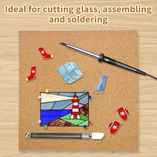 4Pcs Heat Resistant Work Surface Cutting Mat with 100Pcs Push Pins
