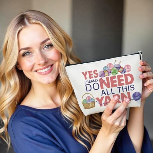 Crocheting Gifts for Women, Yarn Makeup Bag