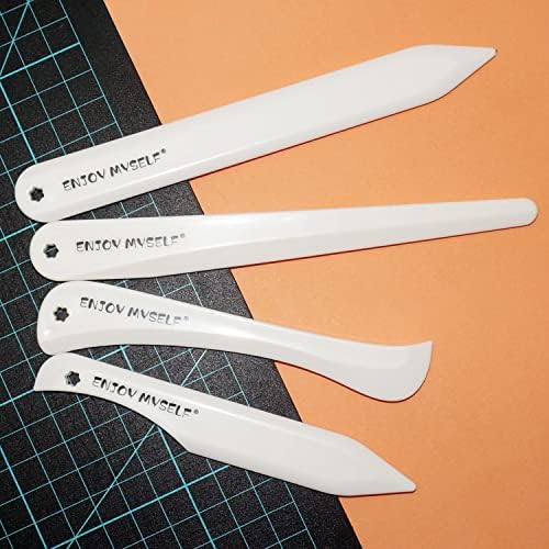 7pcs Bone folder and Scoring Tool, Paper Folding Tool, Bone Origami Creaser for Scrapbooking Card Making