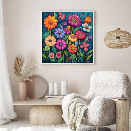 AIBOERL Paint by Numbers Kit for Adults Beginner,Flowers,12X16In
