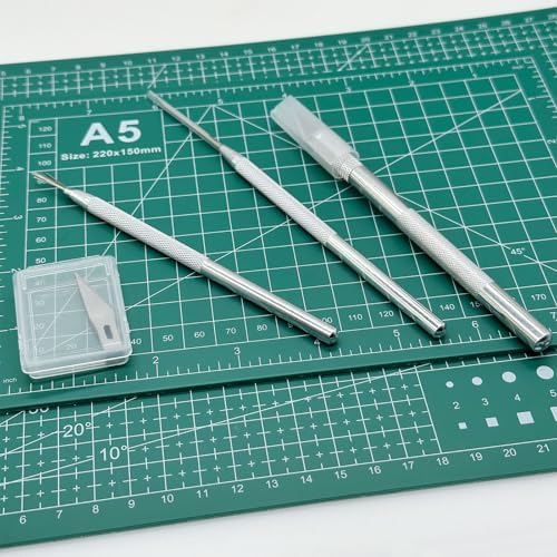 Yayatty Polymer Clay Tools, Acrylic Clay Roller, Acrylic Sheet, Rotary Cutting Mat, Round Polymer Clay Cutters with Clay Slicer Blade for Pottery and Sculpture (32 PCS)