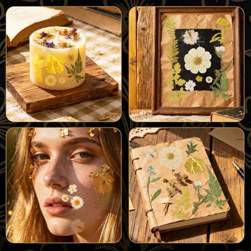 85 Pcs Dried Flowers for Crafts