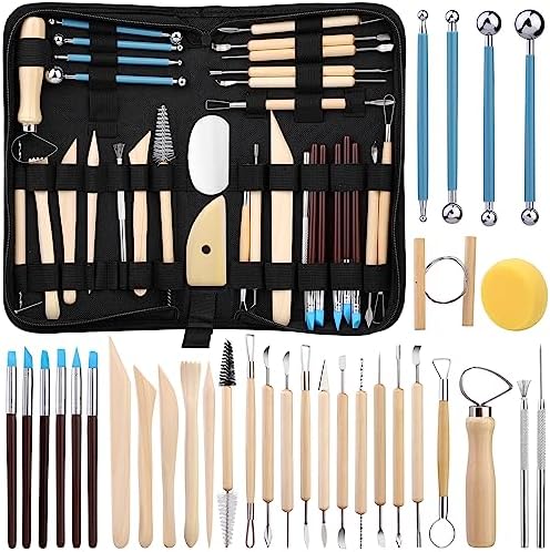 Clay Tools Kit, Pottery Tools, Polymer Clay Tools, Clay Sculpting Tools