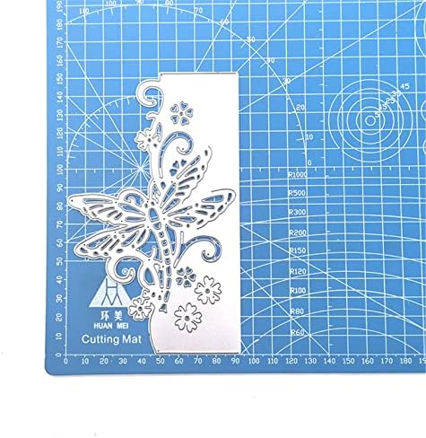 Scrapbooking Die-Cuts for Card Making, Christmas Metal Cutting Dies, Paper Craft Punch Template, Background Embossing Stencils, DIY Album Décor (Dragonfly-15.5x9.3cm)